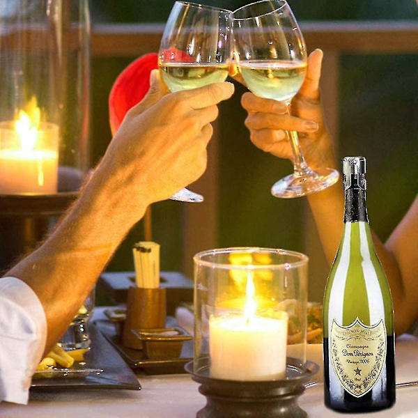 3-delt vinstopp, champagnestopp, rustfritt stål vinflasketopp