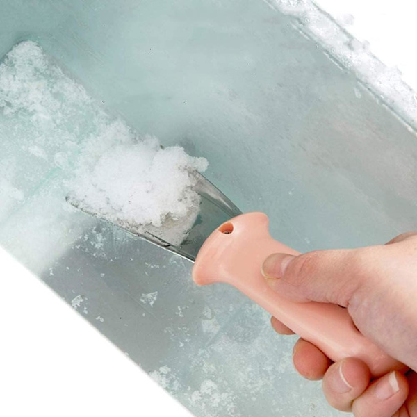 Isskrapa Kylskåpstillbehör Rostfritt Stål Avfrostningsspade Hållbar