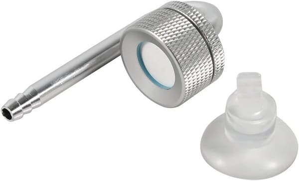 Fisketank CO2-diffusor i aluminiumlegering med sugekopp