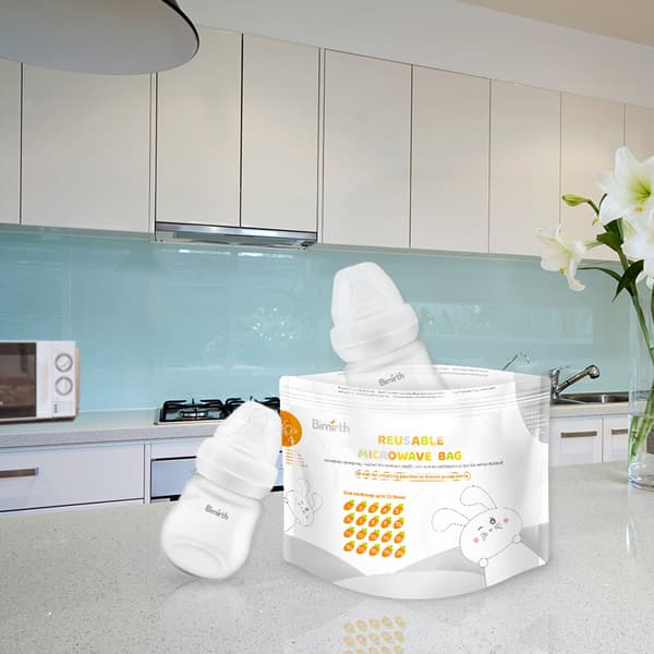 Quick Clean MicroSteam poser, steriliseringsposer til flasker og dele til brystpumpe