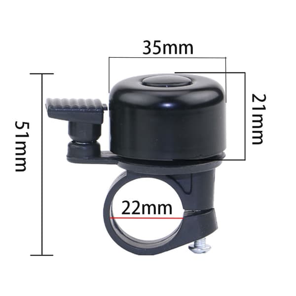 Mini blandet cykelklokke