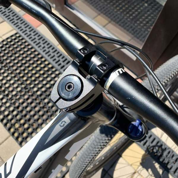 Kort MTB-frempind 25,4 31,8 mm Aluminiumlegering Cykelstel Frempind Styr