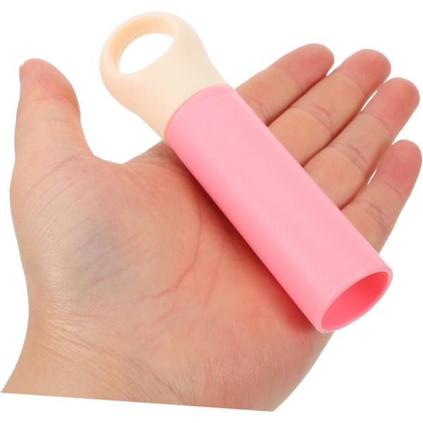 5 stk. Kosteskaft Mop Skaft Greb Mop Skaft Endekappe Kost Greb Støvsuger Skaft Spids Greb Rosa Plastik, 12*2.2cm
