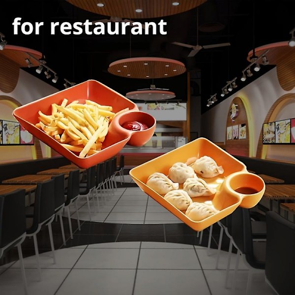 4 st plastserveringsplattor set potatischips tallrik robust snacks tallrik sushi tallrik 7,3 x 6,6 tum