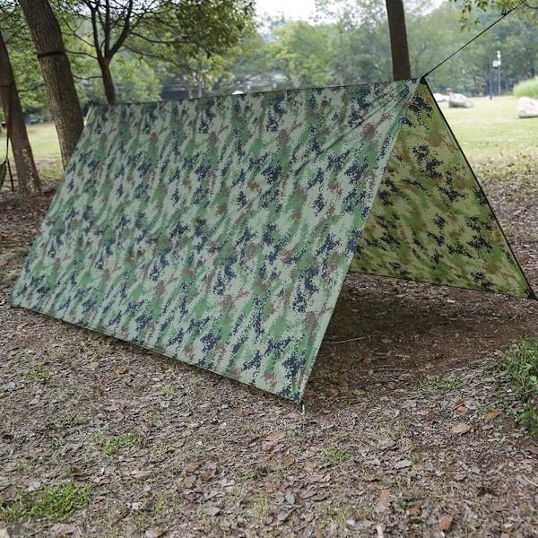 Multifunktionell bärbar campingtält vattentät presenning UV-skydd kraftig D