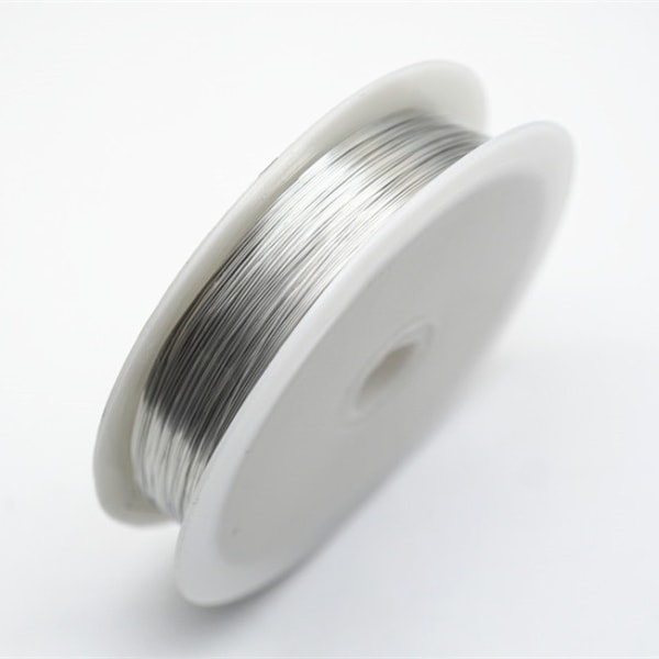 2 ruller 0,3 mm x 15 m smykkewire, metallisk kobbertråd for DIY-håndverk perling