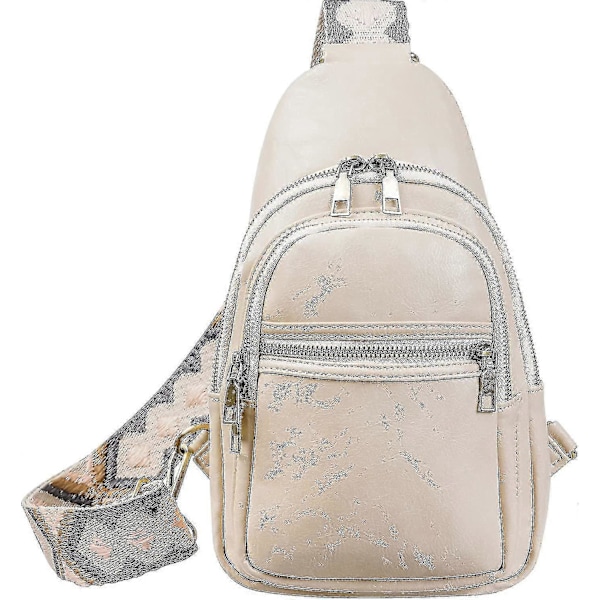 Axelväska för Kvinnor PU Läder Crossbody Väska för Kvinnor Mode Sling Mångsidig Ryggsäck för Kvinnor