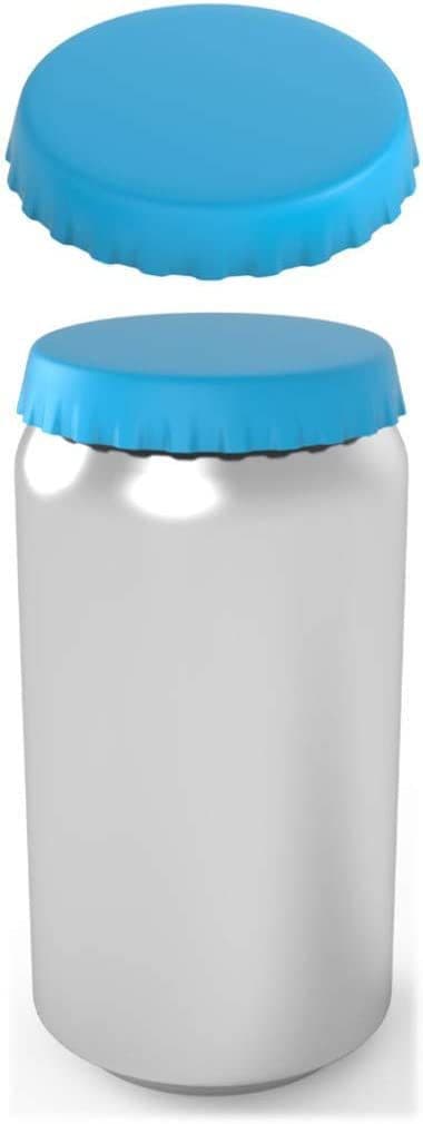 Silikon läsklock, 6-pack återanvändbara läsk-/dryckes-/ölburkar