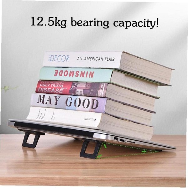 2 stk. bærbar computer standholder, foldbar bærbar ventileret bærbar computer bagageholder