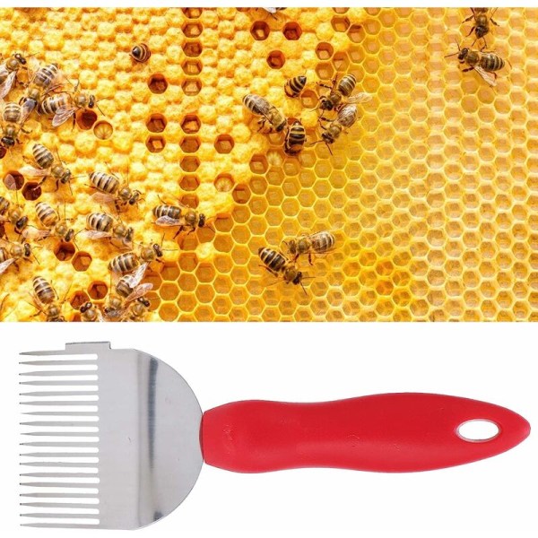 Avlockande gaffel, 18 tänder korrosionsbeständig honungsskärare, Home Bee Uncappi
