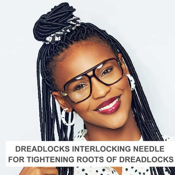 3Pcs Dreadlocks-verktøy, Interlocking-verktøy for Locs, Sisterlock og Dreadloc