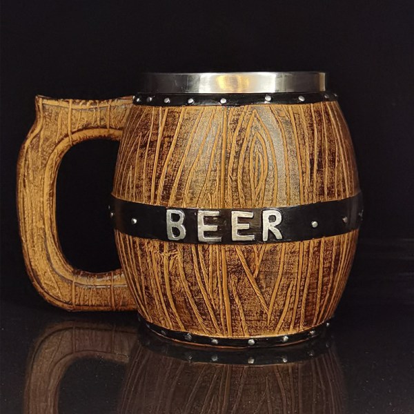 Craft Beer - Krus Eik - Wood Dark - Miljøvennlig tretankgavefat - M
