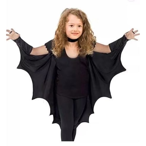 Bat Wings Kostume Tilbehør - Sort Vinger Dragt Tilbehør Til D