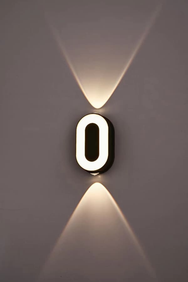 LED husnummer, LED gadenummer Moderne husnummer Hotel nummer