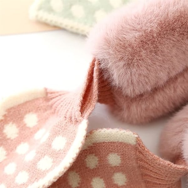 Pojke Flicka Vinter Fuzzy Halsduk Småbarn Varm Mjuk Mode Päls Hals Gaiter Barn Söta Krage