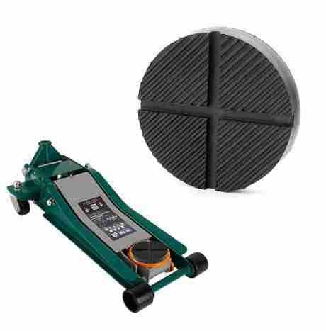 Jack Pad Gummiblok Stativ Buffer Jack Bil Lift, Sort (2 stk)