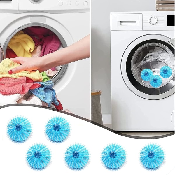 Luddborttagare Tvättbollar, 30 st Återanvändbar tvättmaskin och torktumlare, rengöringskula till
