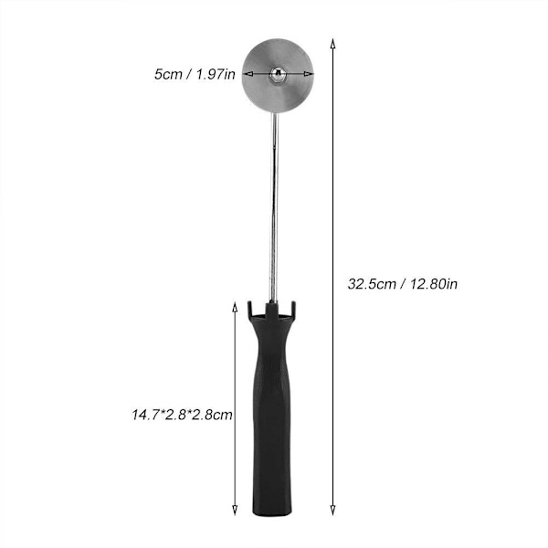 3 st Bubbler Roller, Bubble Paddle Tool, Aluminiumlegering Fiberglas, Kit för