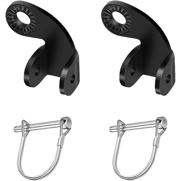2 stk sykkelhengerfeste, sykkelhengerfeste, hurtigutløsende sykkelhengeradapter, for barnevogner, barnesykler, matvogner