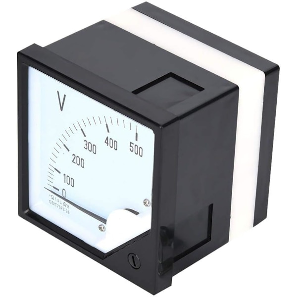 AC Analog Voltmeter med Fyrkantig Voltmeterurtavla kompatibel AC 0-500V Elektronisk Enhet