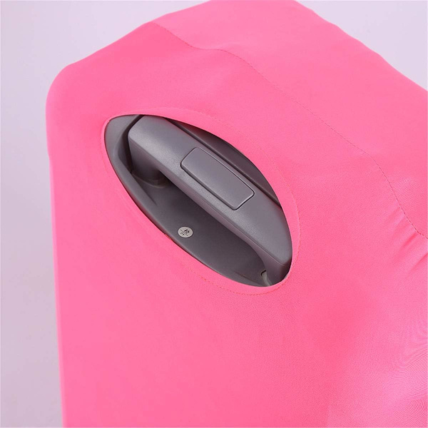 Solid Koffertbeskytter Elastisk Kofferttrekk Vaskbar, Rosa-S,