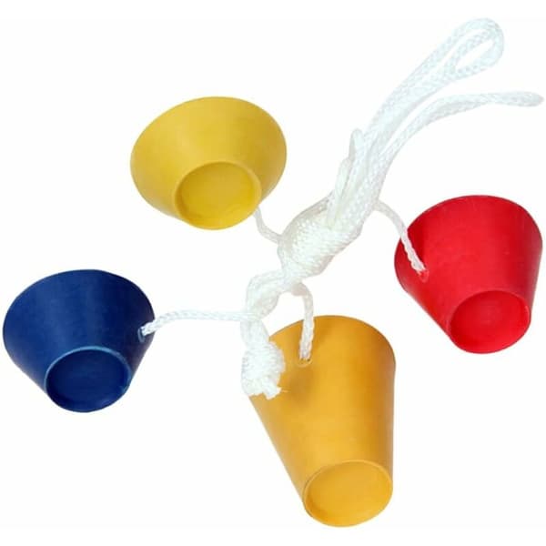 Set med 4 stk vintergolf-tees i gummi