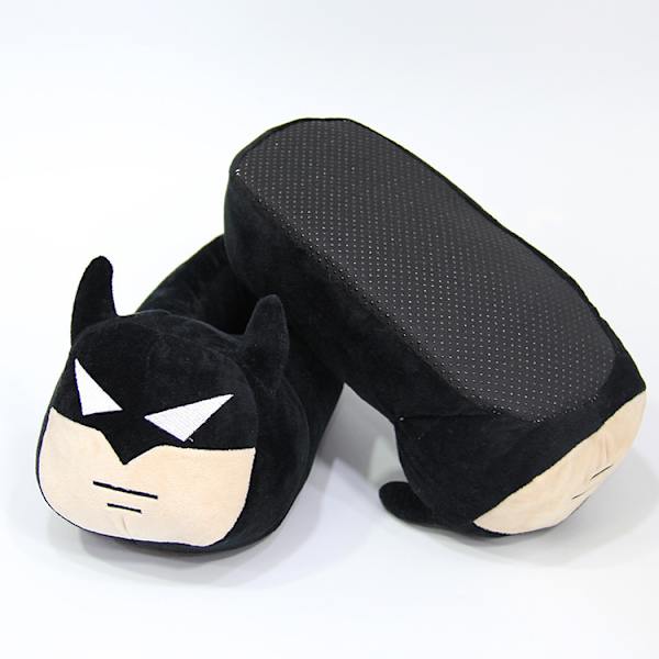 Batman Vintertofflor Roliga Unisex Vuxna Fyllda Plyschskor inomhus