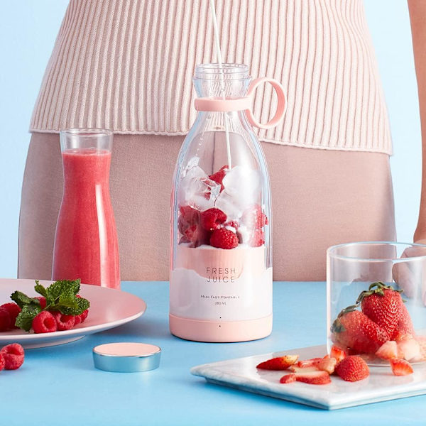 Bärbar mixer - Personlig mixer USB-laddningsbar med 4 stora