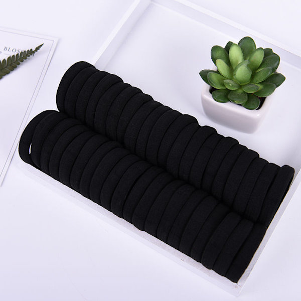 60 st Nylon Elastiska Hårband, Inga Veveck Elastiska Tyg Stora Stretch