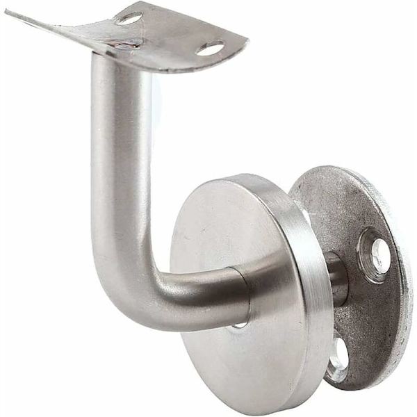 2-pack polerade rostfria handledsstöd för väggmontering, inomhus