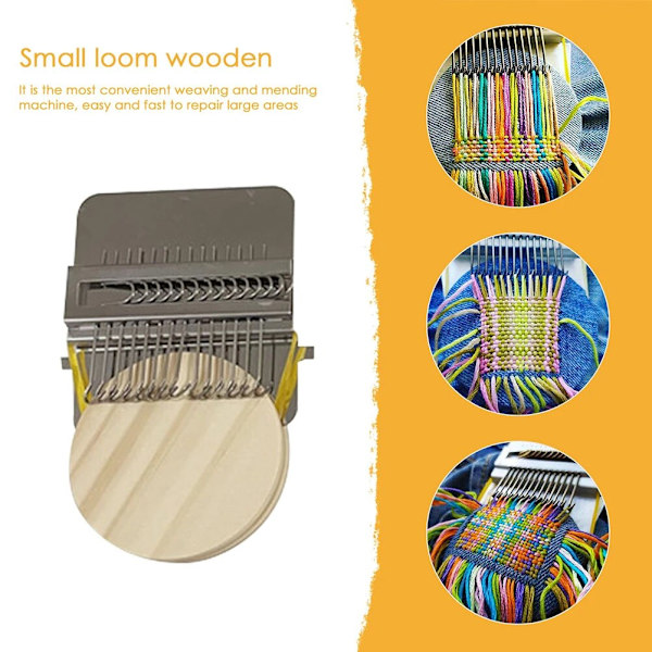 DIY Klädsömnad Liten Vävstol Liten Lagningsvävstol Liten Vävstol För Stoppmaskin