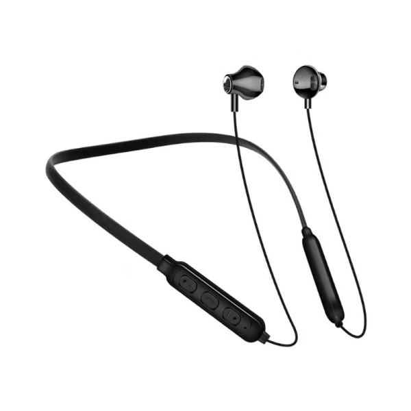 Langattomat In-Ear Extra Bass -kuulokkeet/kuulokkeet mikrofonilla puheluita varten, musta
