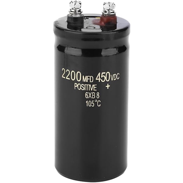 Kondensator, Bultpin Elektrolytkondensator 450V 2200uf Aluminium Elektrolys Dielektrisk Kondensator