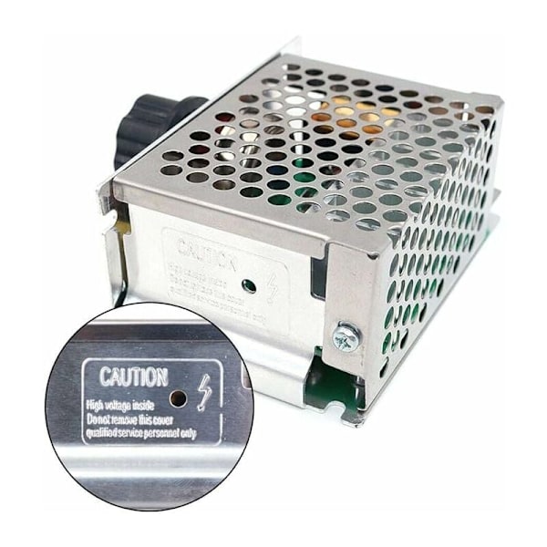 Dimmer termostatstyring AC 220V 4000W høj effekt SCR elektronisk spændingsregulator