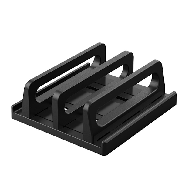 ABS Vertikal Laptop Stativ, Sort, 15*14*5.6cm