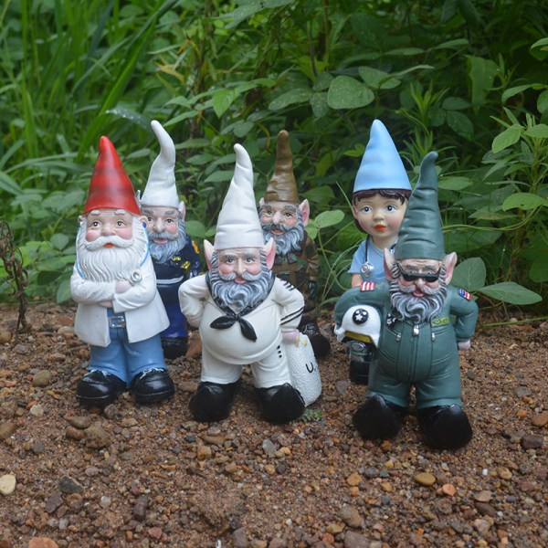 Miniatyyri Puutarhatonttu Koriste Ulkona, Hartsi Haltija Patsas, Hauska Tonttu Keiju