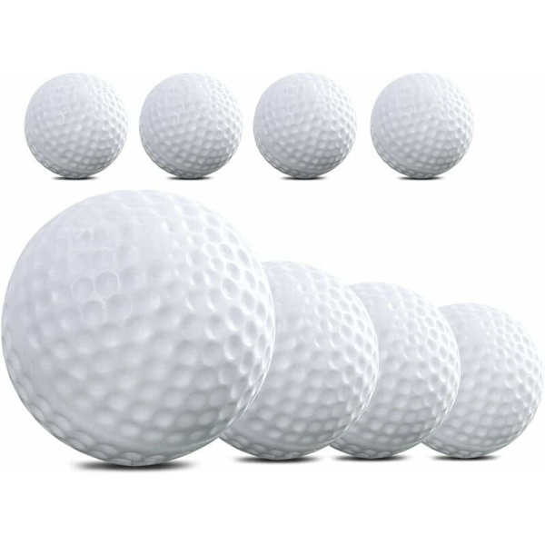 Golf-harjoituspallot sisä- ja ulkokäyttöön lapsille ja golfaajille (valkoinen) -
