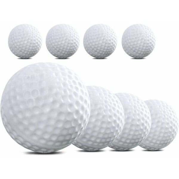 Golfballer innendørs utendørs treningsballer for barn Barn golfspiller (hvit) -