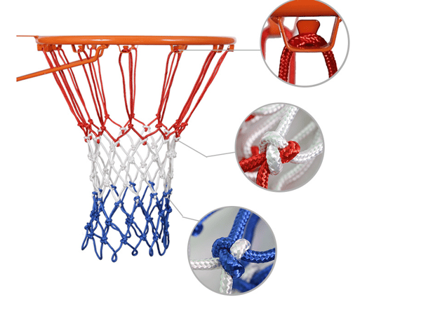 2 st professionella basketnät, basketersättningsnät, basketkorg