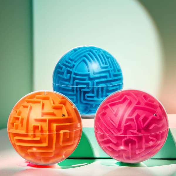 3D labyrint ball magisk labyrint hjernetrim