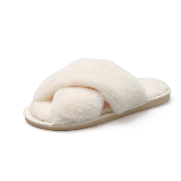 Fashion Slipper Women Warm Lined Memory Foam Slipper Size：36-37