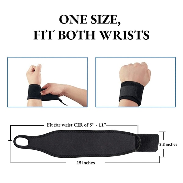 2-pack justerbart handledsstöd, handledsbandage, handledsstöd för karpaltunnelsyndrom för F