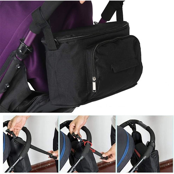 Baby Stroller Bag Universal Stroller Storage Bag Vanntett Stroller Organizer