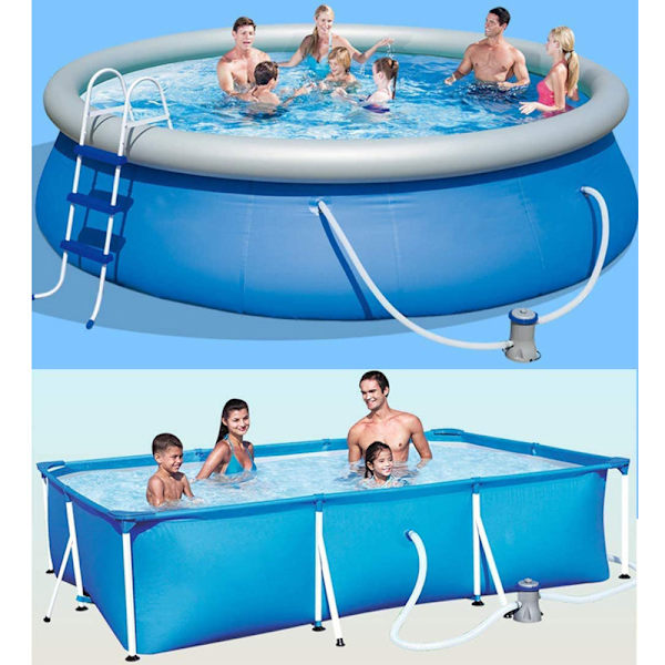 2 stk. slange til udskiftning af overjordisk swimmingpool, slange til swimmingpool til Ab