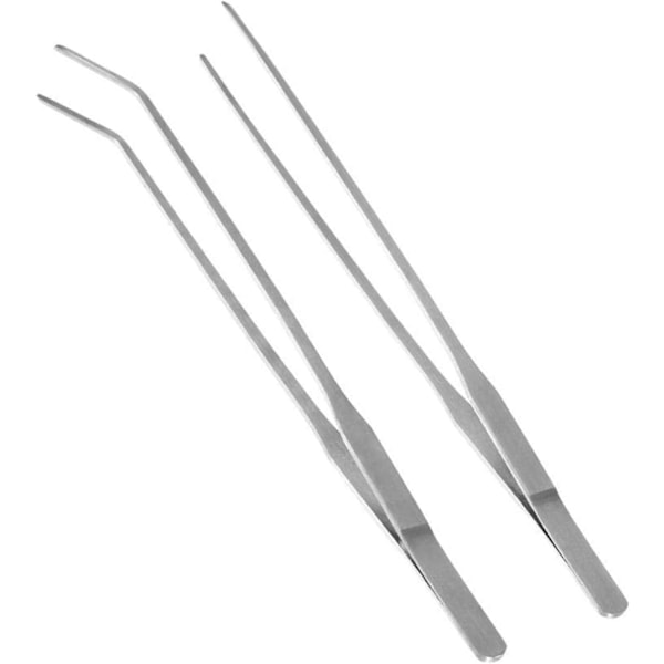 Akvarietång 2 st lång 27 cm Akvariumverktygssats Tillbehör Vattentank Växttång Verktygssats Fiskstartpaket för vattenväxter och terra