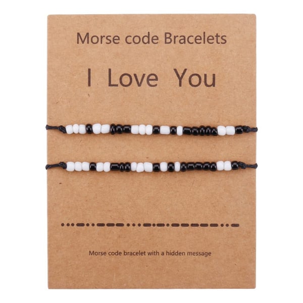 Par julklappar, I Love You Morse Code Armband, Presenter till pojkvän