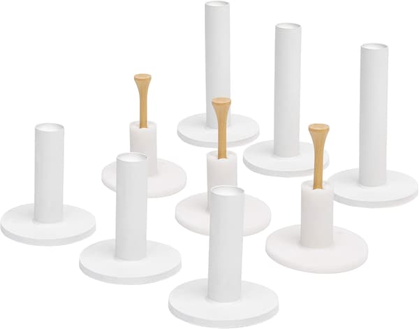 Gummigolftee 9-pack - 3X av 1,5", 2,25" och 3,5" tees - Universal med