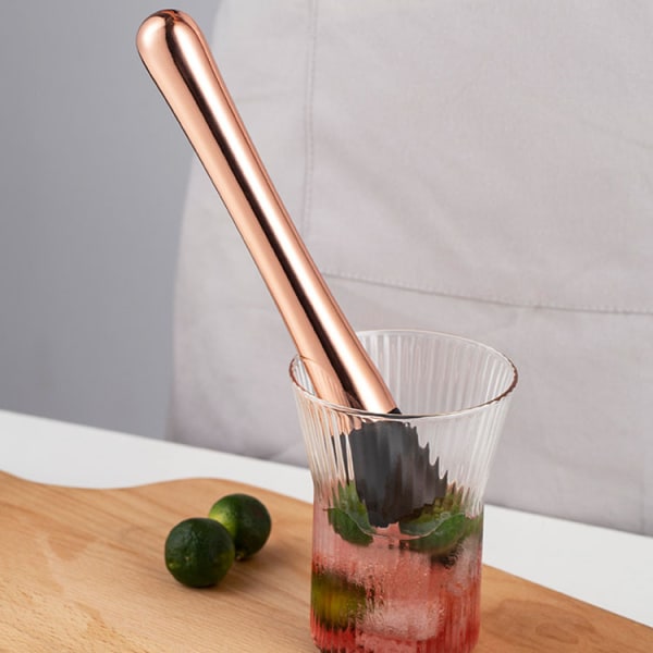 Cocktail Muddler, Rosaguld, 20CM