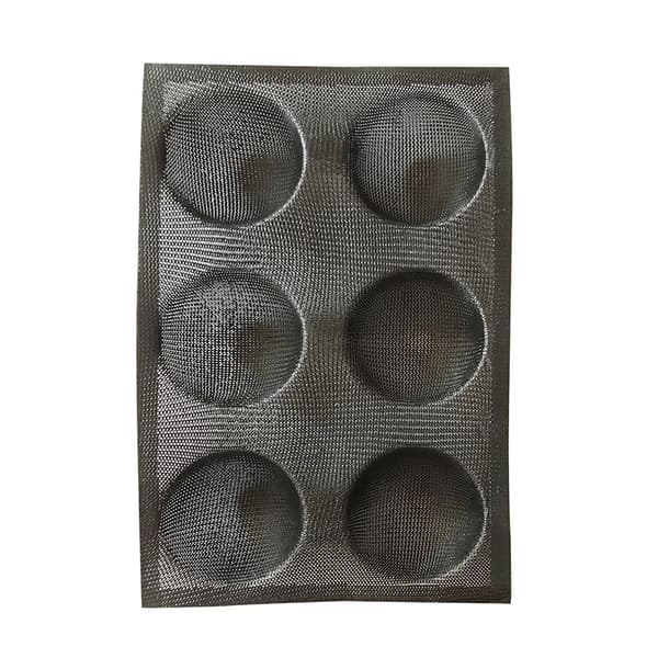 Silikon Rund Brødform Perforert Bakeform For Baking Brød, Hamburger, Rundstykke, Puff, Terte Og Mer
