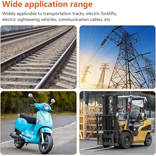 2 st bilbatteripolanslutningar, 120A 600V batterisnabbkontakt Soc